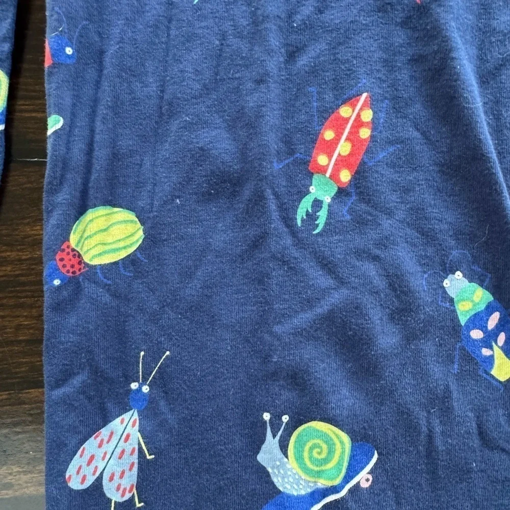 MINI BODEN Cozy Long John Fitted Pajama Top 6 yr